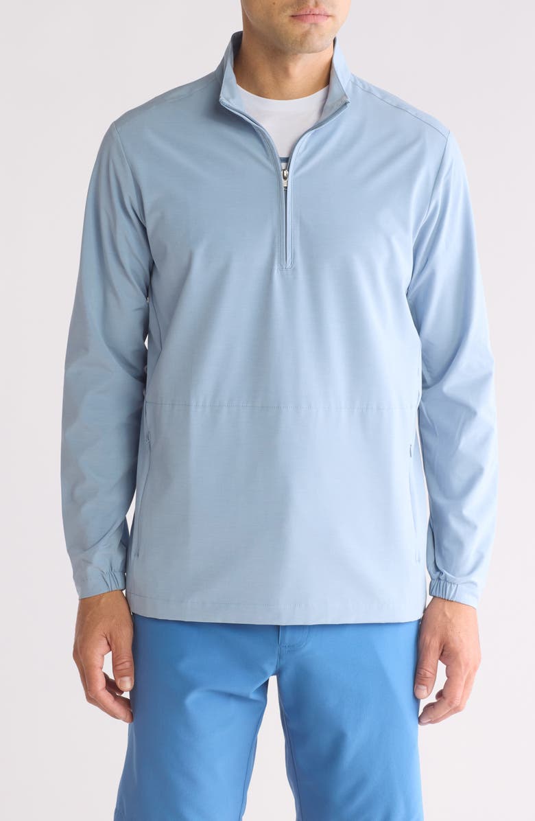 TravisMathew Twin Fin No Logo Quarter Zip Pullover, Main, color,
