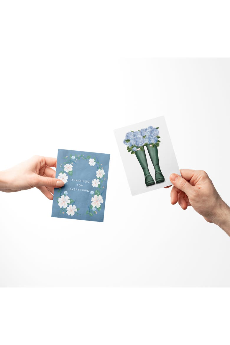 Everyday Assorted Greeting Card Pack (3ct) "Flowers, Bunnies, Rain Boots", Alternate, color, Multi-Pack