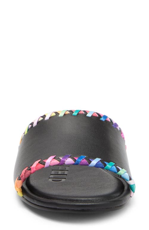 Karl Lagerfeld Paris Cenie Whipstitch Slide Sandal
