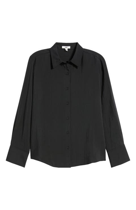 Luxe Touch Button-Up Shirt