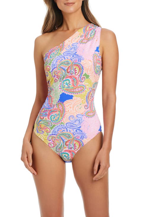 One-Shoulder One-Piece Swimsuit