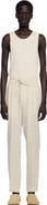 SANDRO Elasticated linen trousers