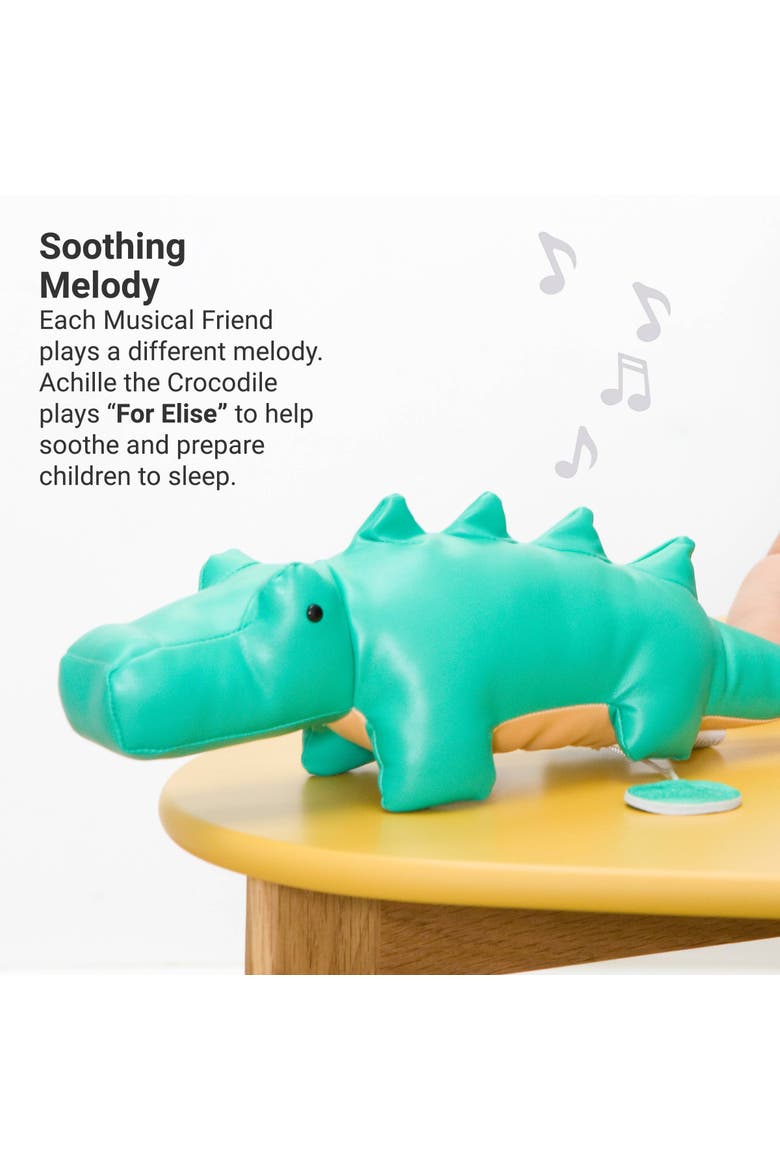 Musical Animals - Crocodile, Plush Baby Music Box, Nursery Toy, Alternate, color, Green