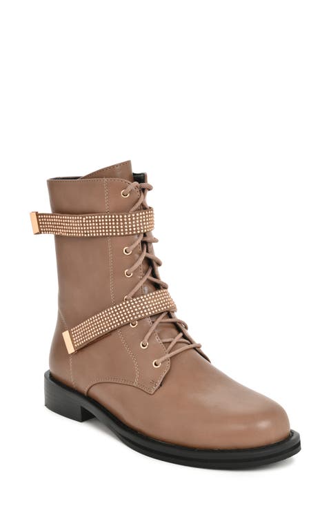 Buffalo Rhinestone Strap Boot (Women)