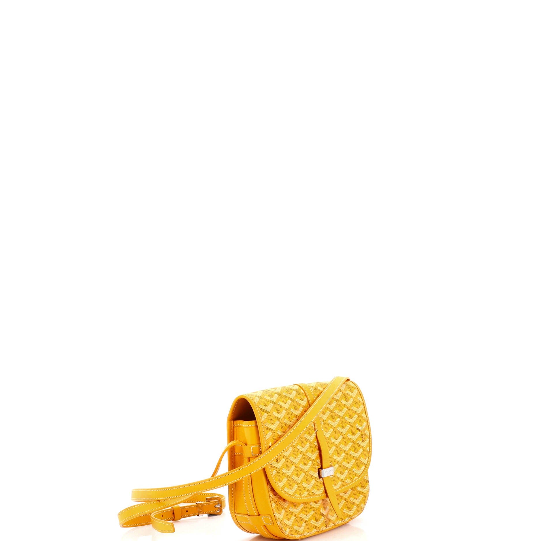 Pre-Owned Goyard Belvedere II Messenger Bag Coated Canvas PM, Alternate, color, Orange