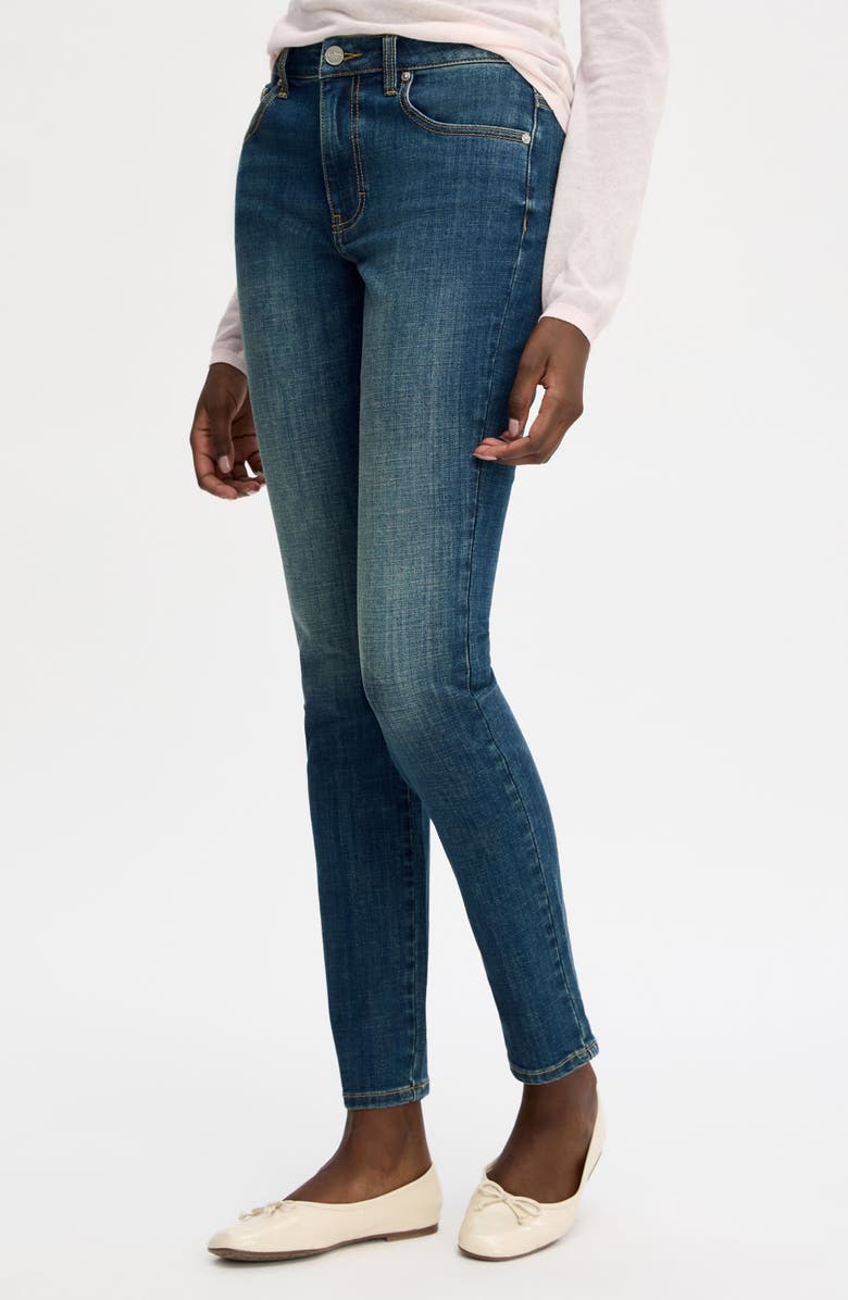 Sam Edelman Pencil Slim Fit Jeans, Main, color, Bozeman Medium Wash