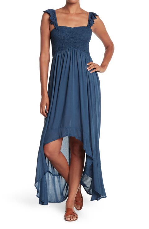 Maxi Ruffle Cover-Up Dress