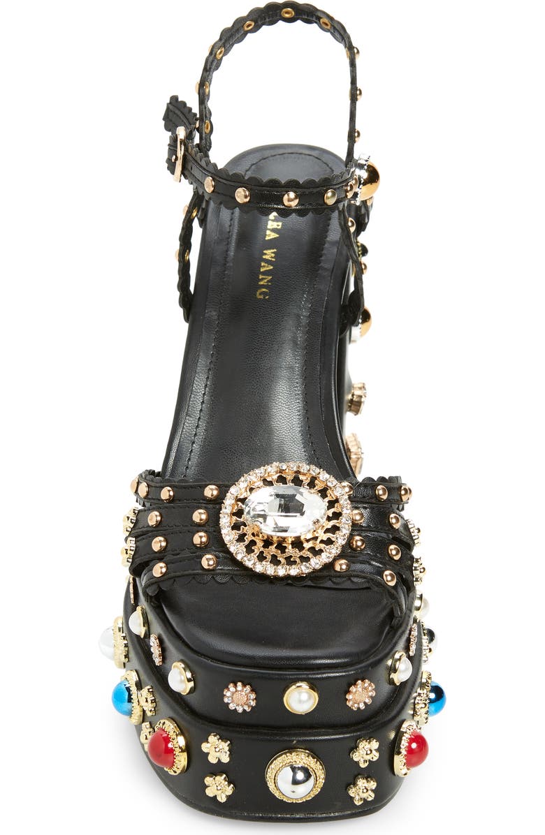 AZALEA WANG Birch Anle Strap Platform Sandal, Alternate, color,