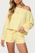 EDIKTED Kordelia One-Shoulder Sweatshirt