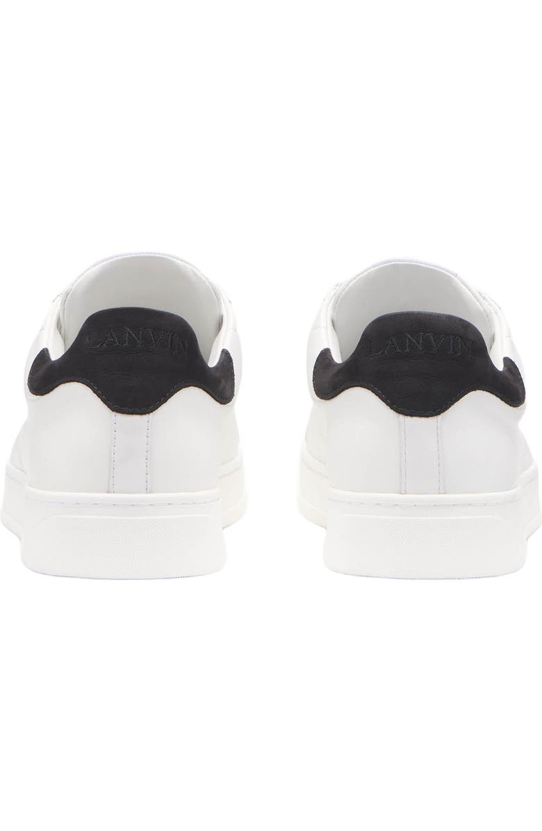 Lanvin Ddb0 Leather And Suede Sneakers, Alternate, color,