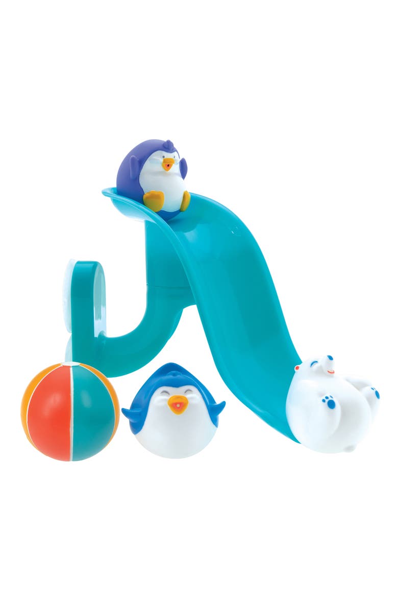 NUBY Penguin Slide Bath Playset, Main, color,