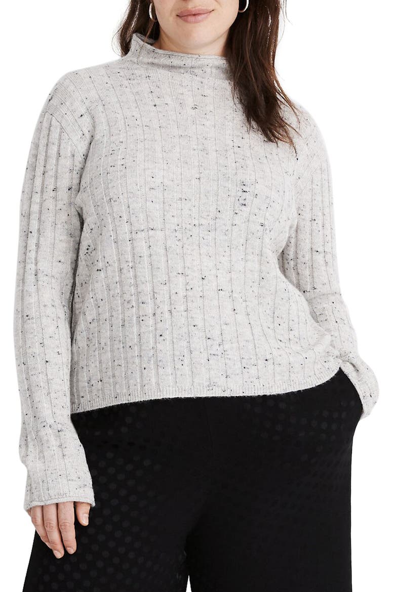 Donegal Evercrest Coziest Yarn Turtleneck Sweater, Alternate, color, DONEGAL SMOKE