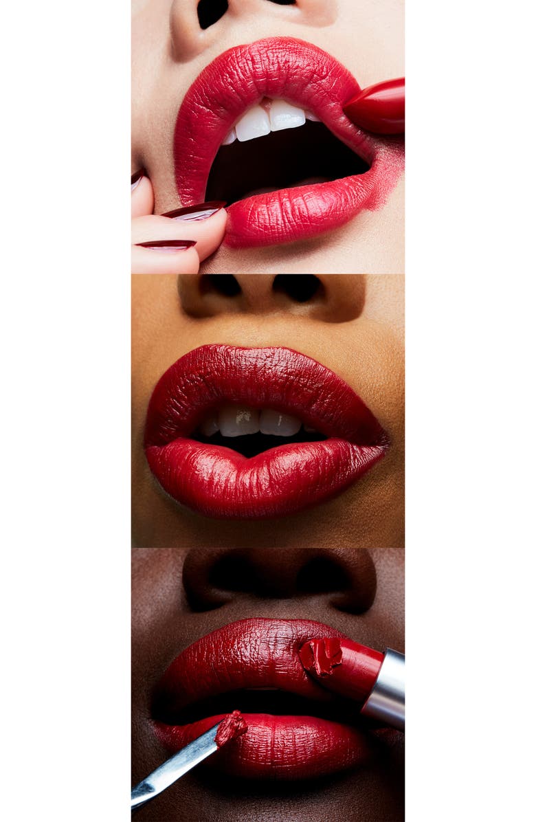 MAC Cosmetics Cremesheen Lipstick, Alternate, color, Brave Red (C)