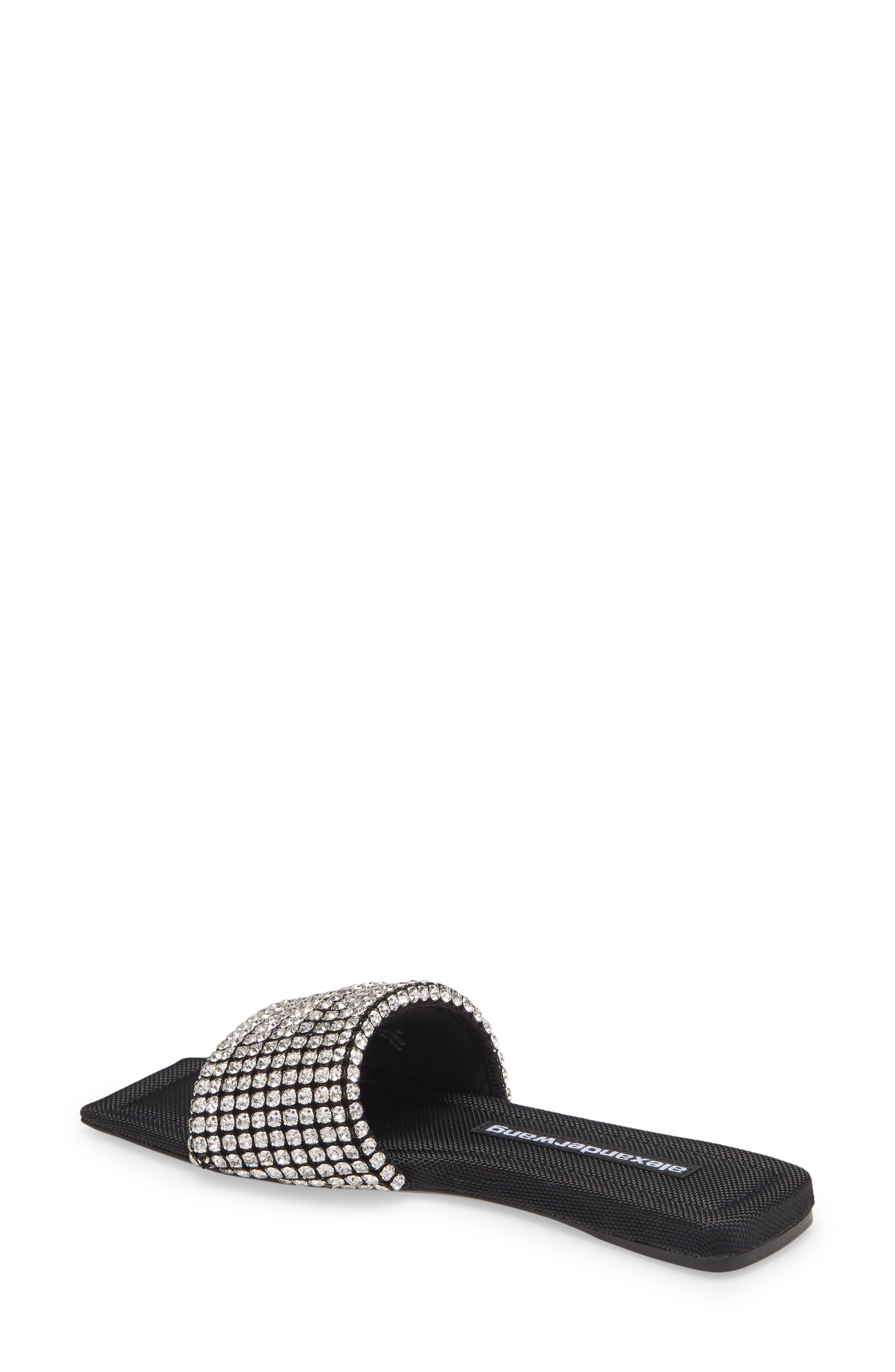 Alexander Wang Anya Crystal Slide Sandal, Alternate, color, 