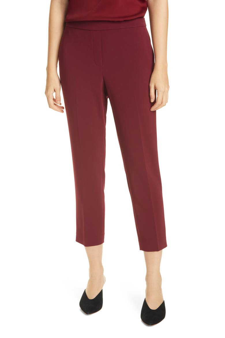 Treeca Pull-On Trousers, Main, color, CURRANT