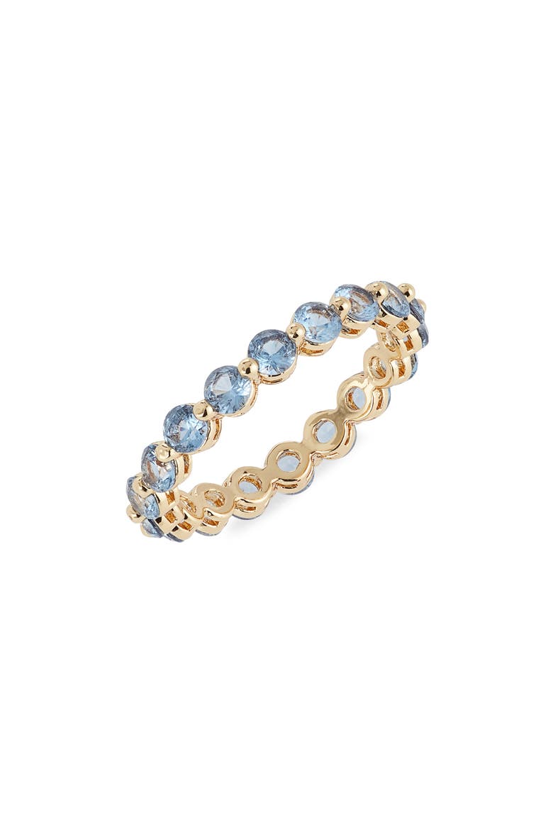 Eternity Band Ring, Main, color, LIGHT BLUE