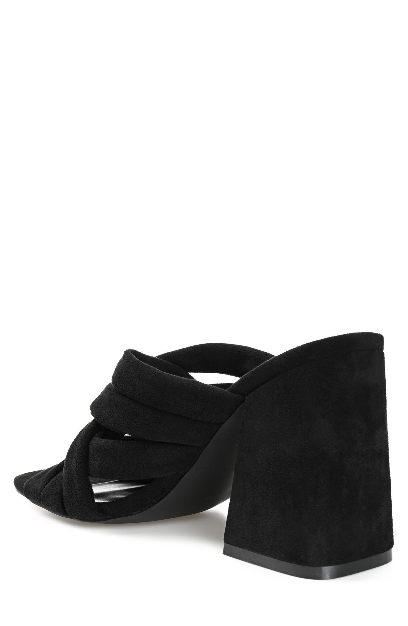 Journee Collection Dorisa Braided Sandal, Alternate, color, Black