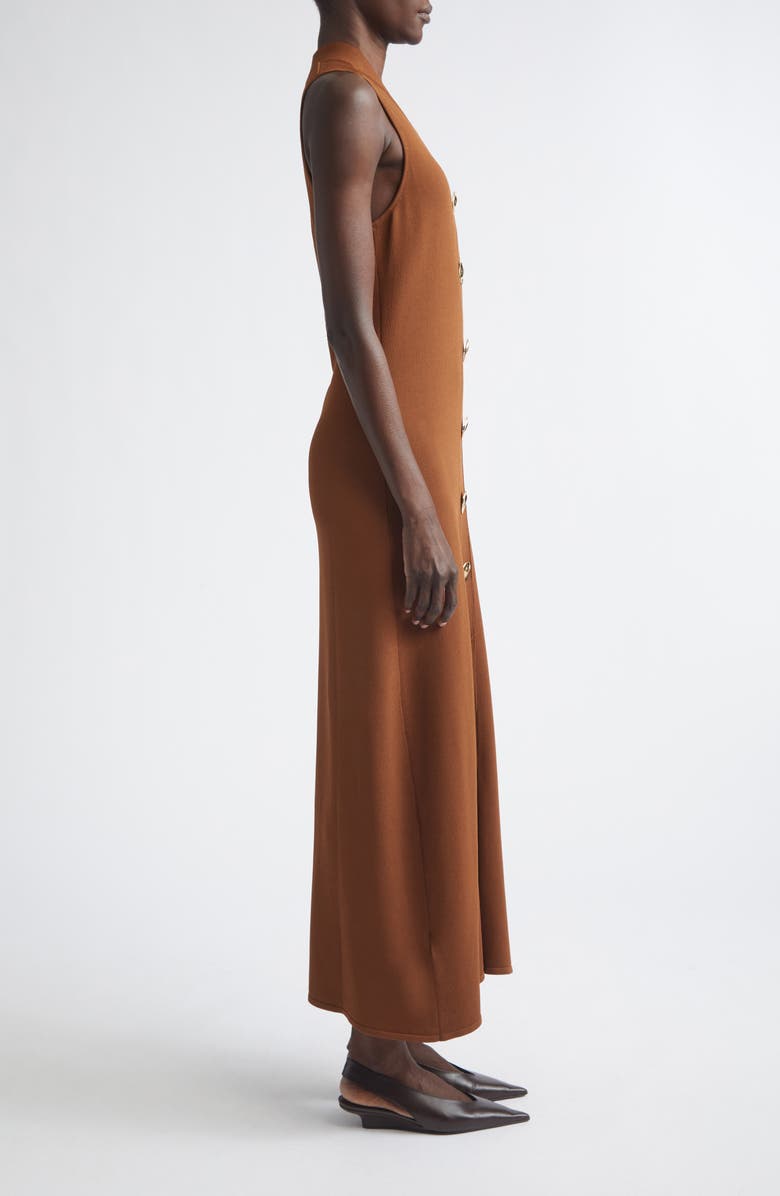Altuzarra Axia Maxi Sweater Dress, Alternate, color, 000258 Toffee