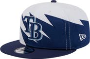 New Era Men's New Era Navy/White Tampa Bay Rays Jagged 9FIFTY Snapback Hat