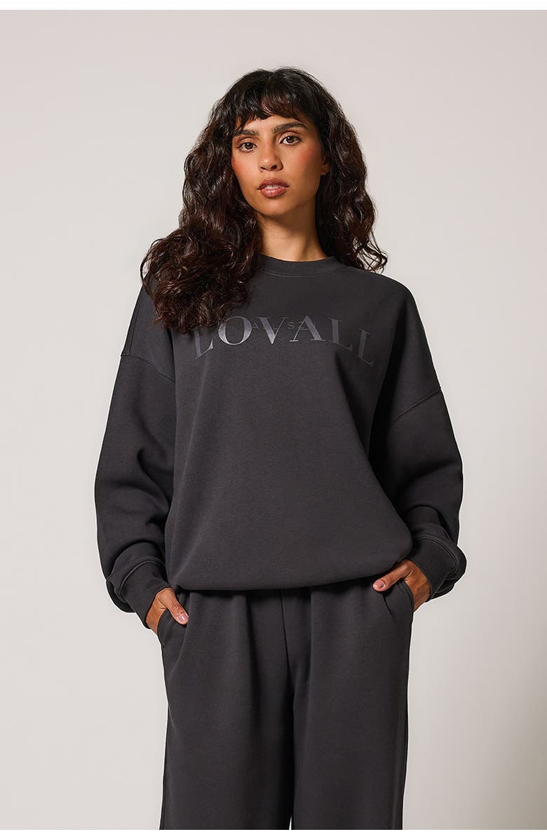 LOVALL ALL SZN Oversized Sweatshirt, Main, color, Shadow