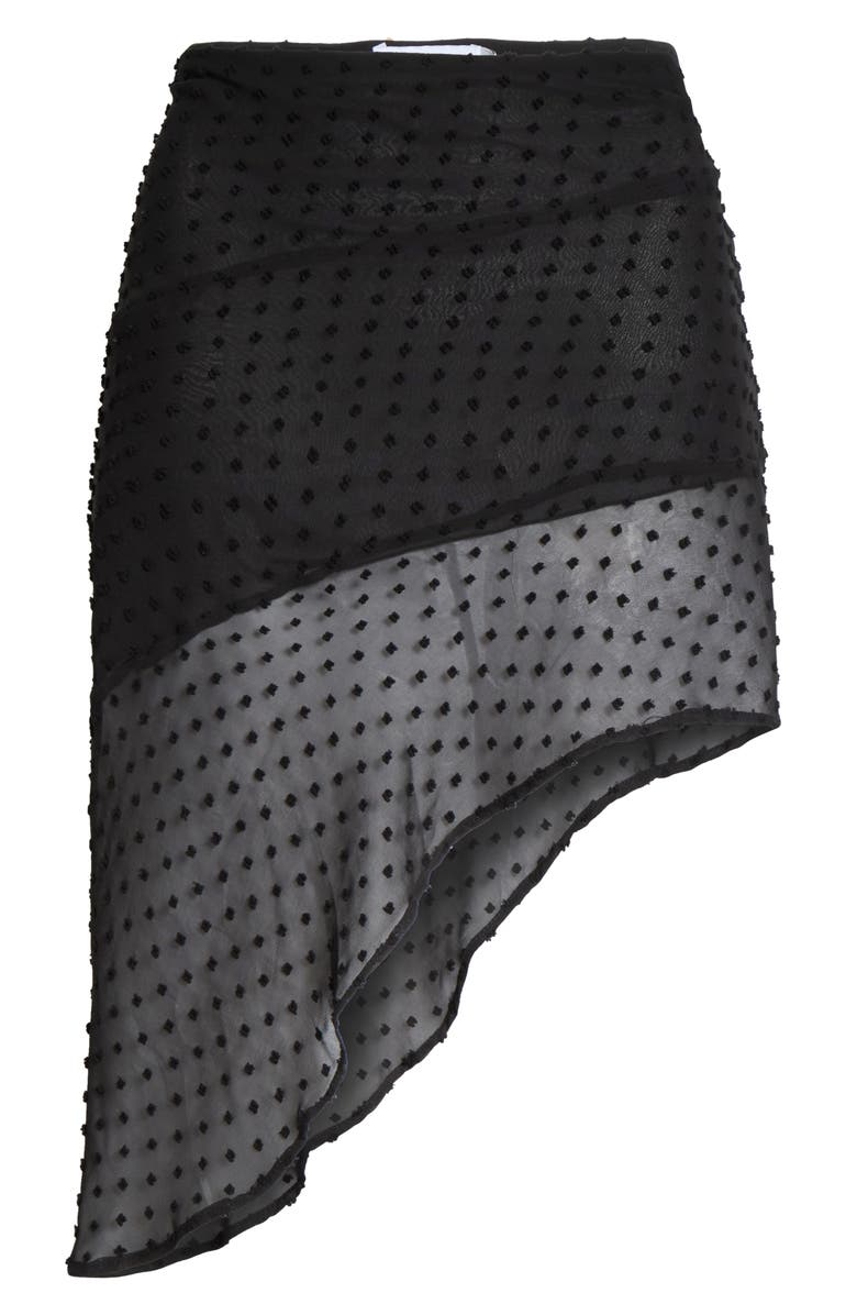 Bella Venice The Harley Asymmetric Miniskirt, Main, color, Black