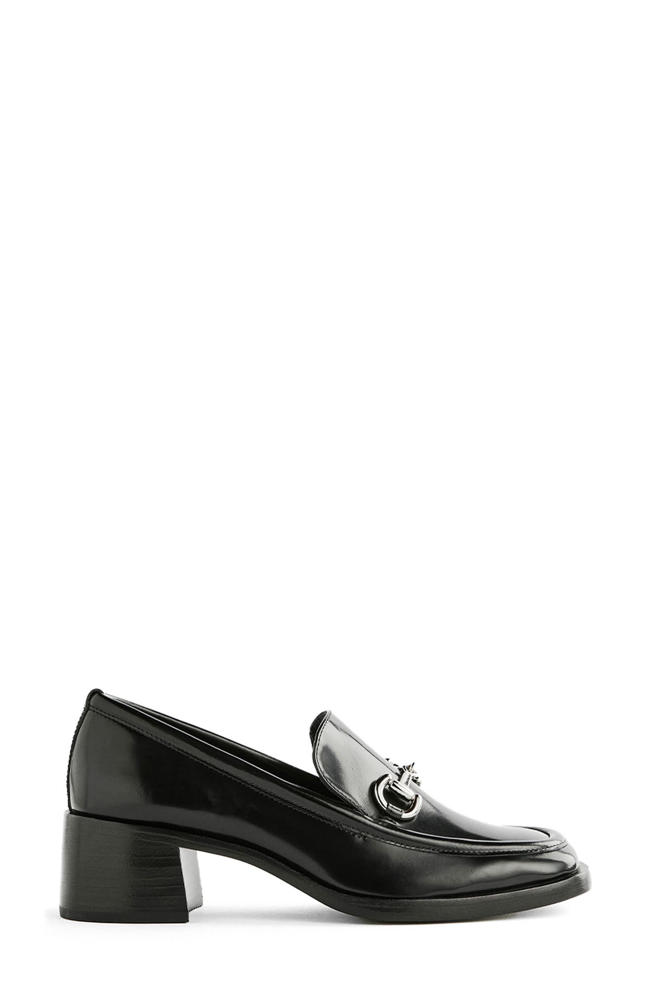 Reformation Noah Flare Heel Loafer, Alternate, color, 