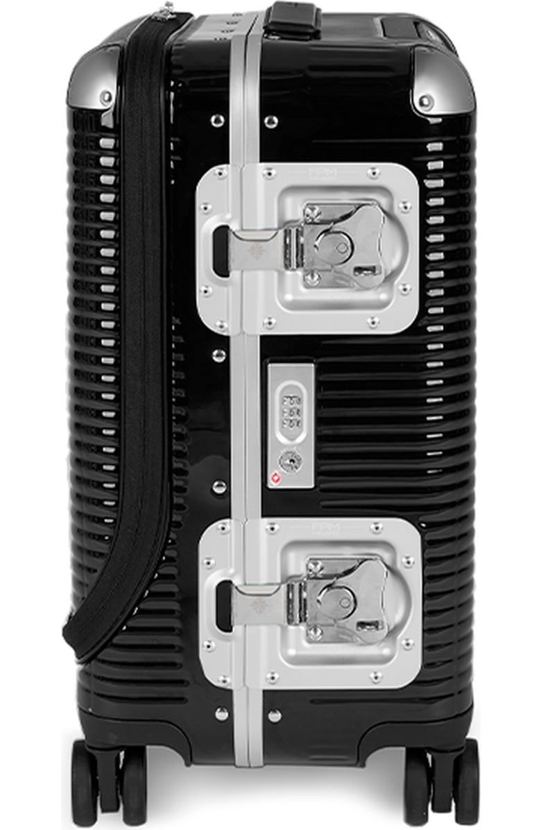 FPM - Fabbrica Pelletterie Milano - US Bank Light Spinner 53 Front Pocket Luggage, Alternate, color, Licorice Black