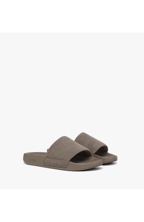 x We The Best Ultrasuede Slides