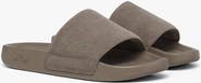 MCM x We The Best Ultrasuede Slides