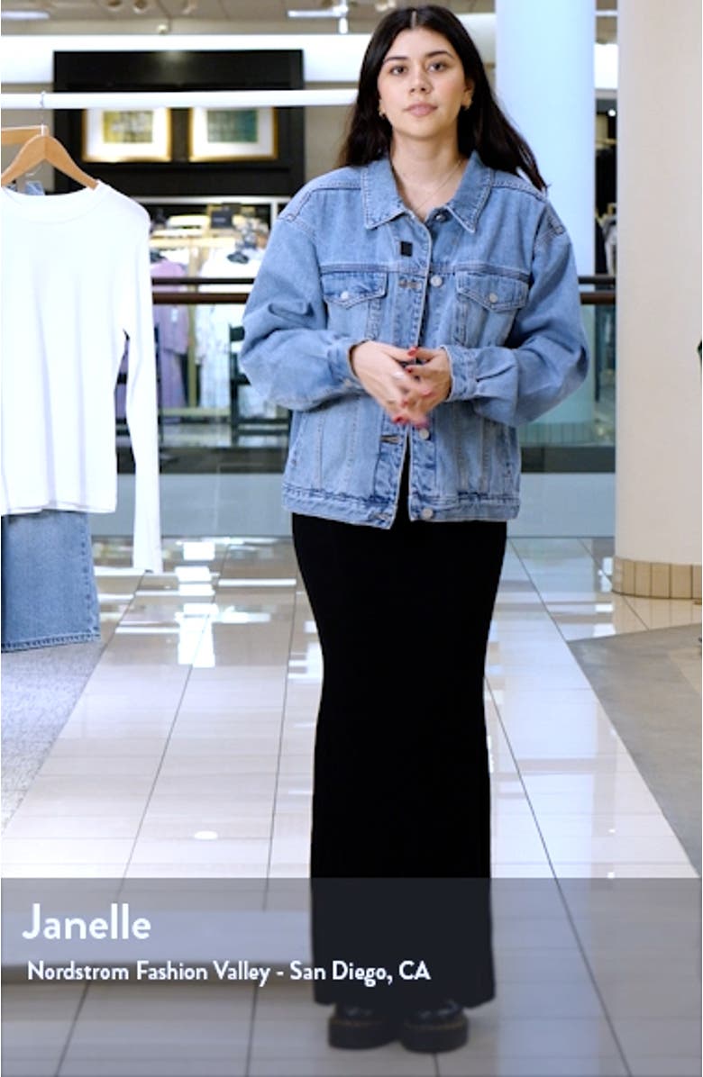 Sylvie Slouch Denim Jacket, sales video thumbnail