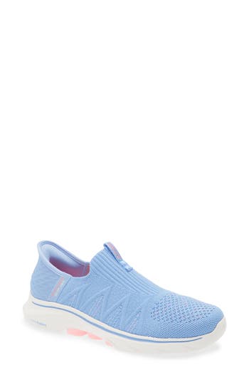 Skechers Go Walk Slip-on Sneaker In Blue