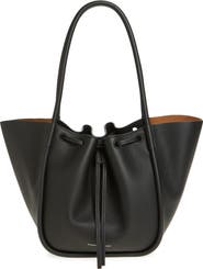 Proenza Schouler Large Ruched Pebbled Leather Tote