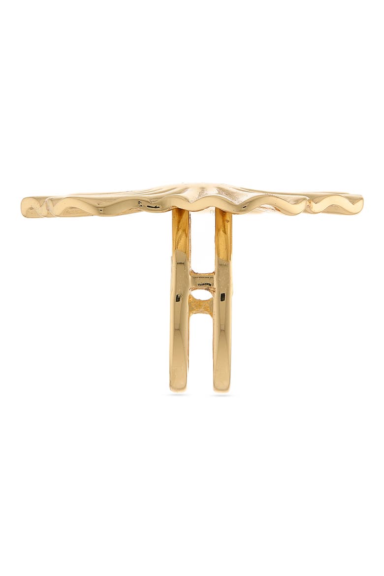 Textured Statement Ring, Alternate, color, GOLD
