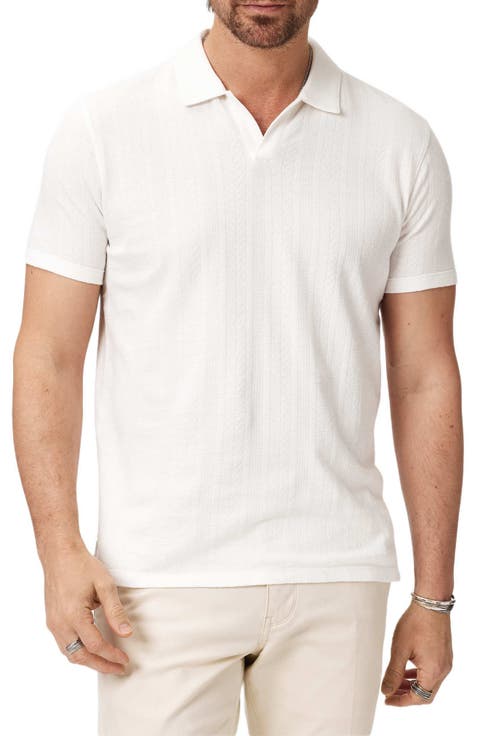 Zion Jacquard Organic Cotton Polo