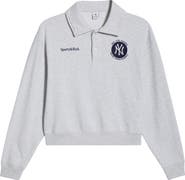 Sporty & Rich x '47 MLB New York Yankees World Series Cotton Fleece Polo Sweatshirt