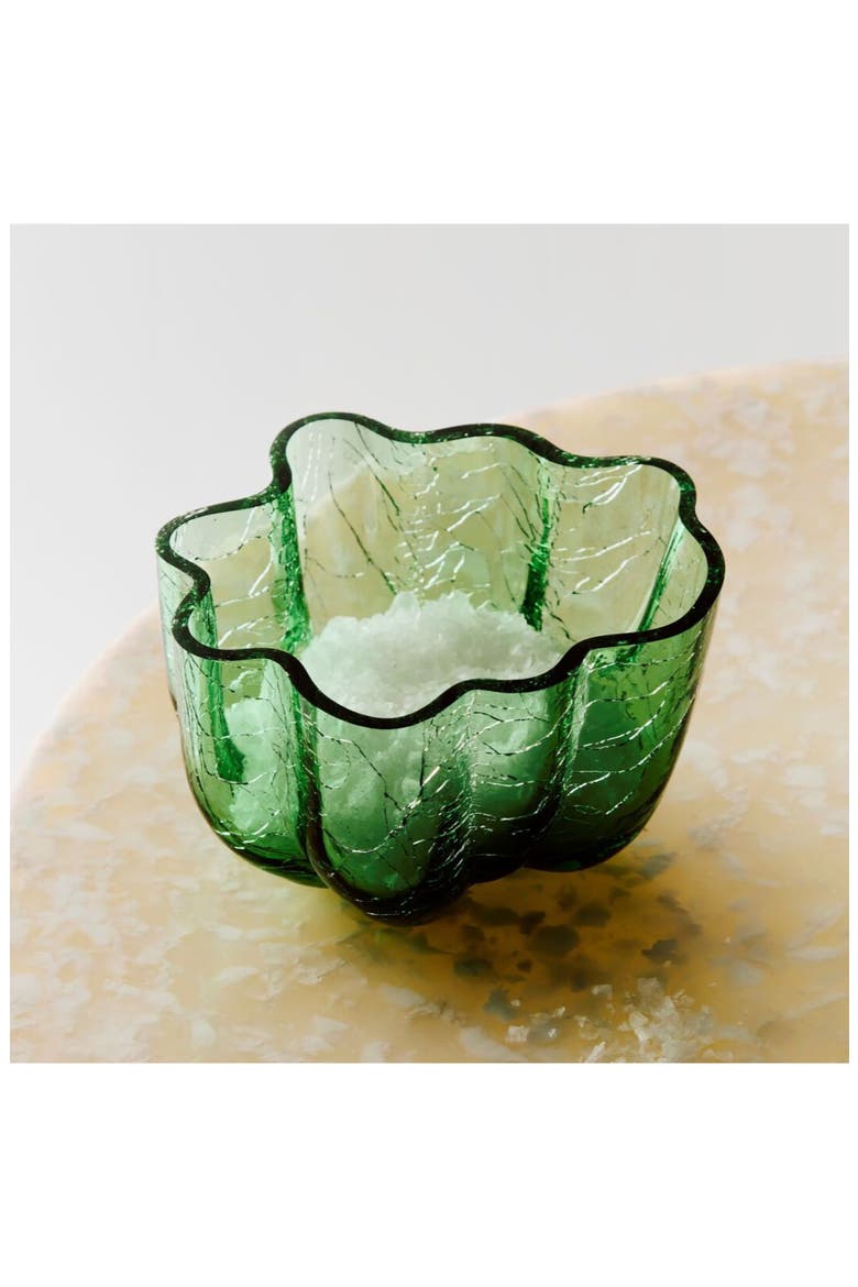 Small Crackle Bowl, Alternate, color, GREEN