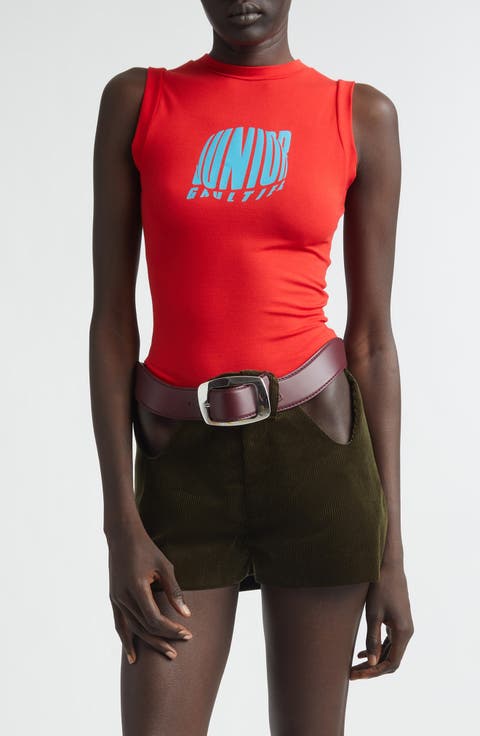 Junior Fitted Jersey Graphic Tank