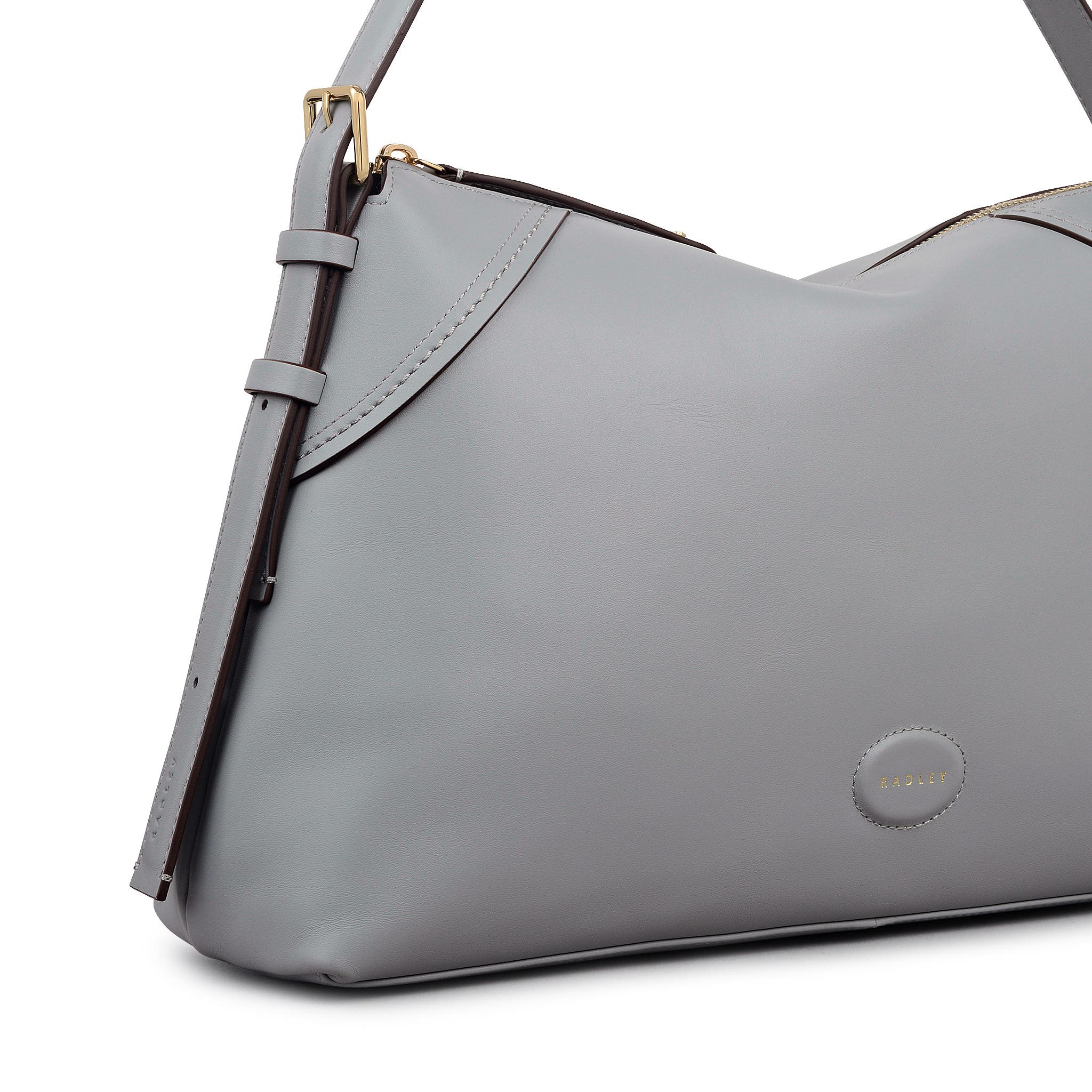 Radley Crawford Mews Large Ziptop Shoulder Bag, Alternate, color, Steel
