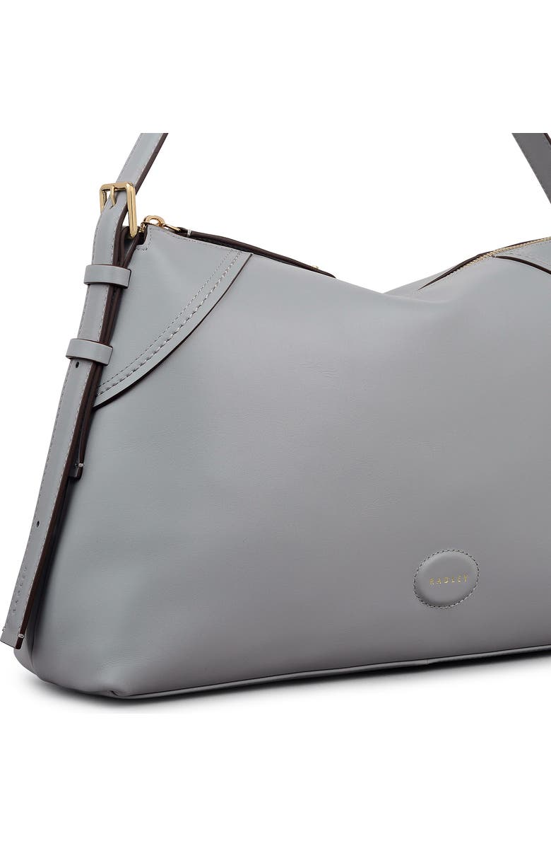Radley Crawford Mews Large Ziptop Shoulder Bag, Alternate, color, Steel
