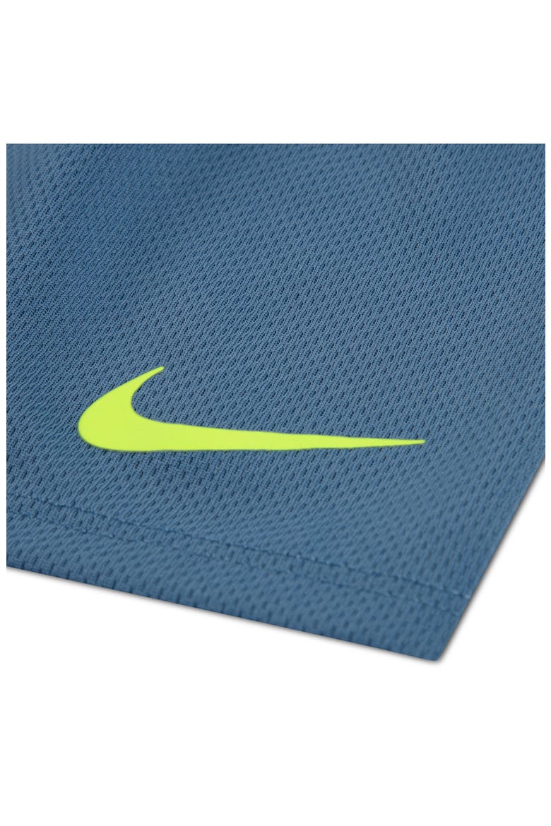 New Impressions Logo T-Shirt & Shorts Set, Alternate, color, NIKE AEGEAN STORM