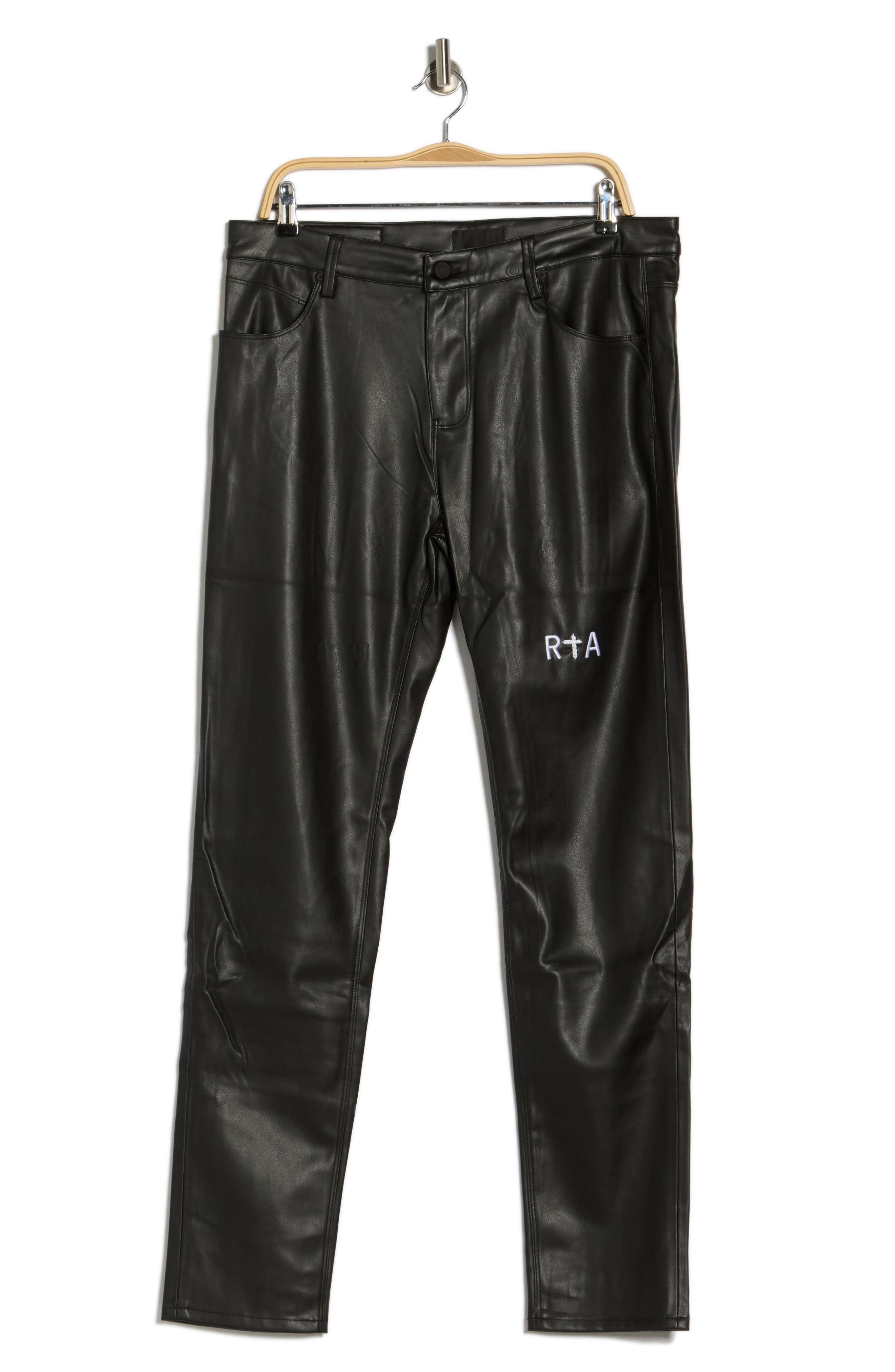 RtA Bryant Faux Leather Skinny Pants