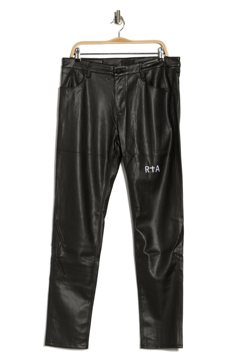 Bryant Faux Leather Skinny Pants, Alternate, color, LATIN TRIPLE CROSS