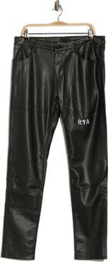 RtA Bryant Faux Leather Skinny Pants