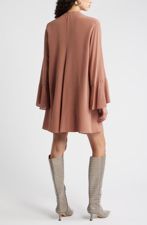 Nordstrom Long Sleeve Minidress In Pink