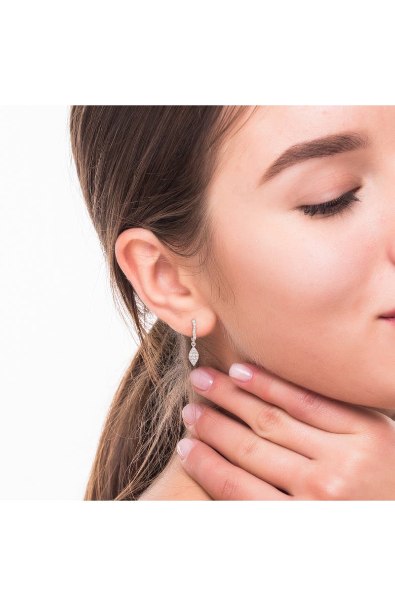 Julianna B. 3/8 CTW Diamond Dangle Earrings 14k Gold, Alternate, color, 14K White Gold