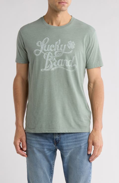 Lucky Script Graphic T-Shirt