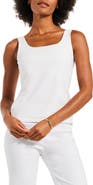 NIC+ZOE Stretch Cotton Shelf Bra Tank