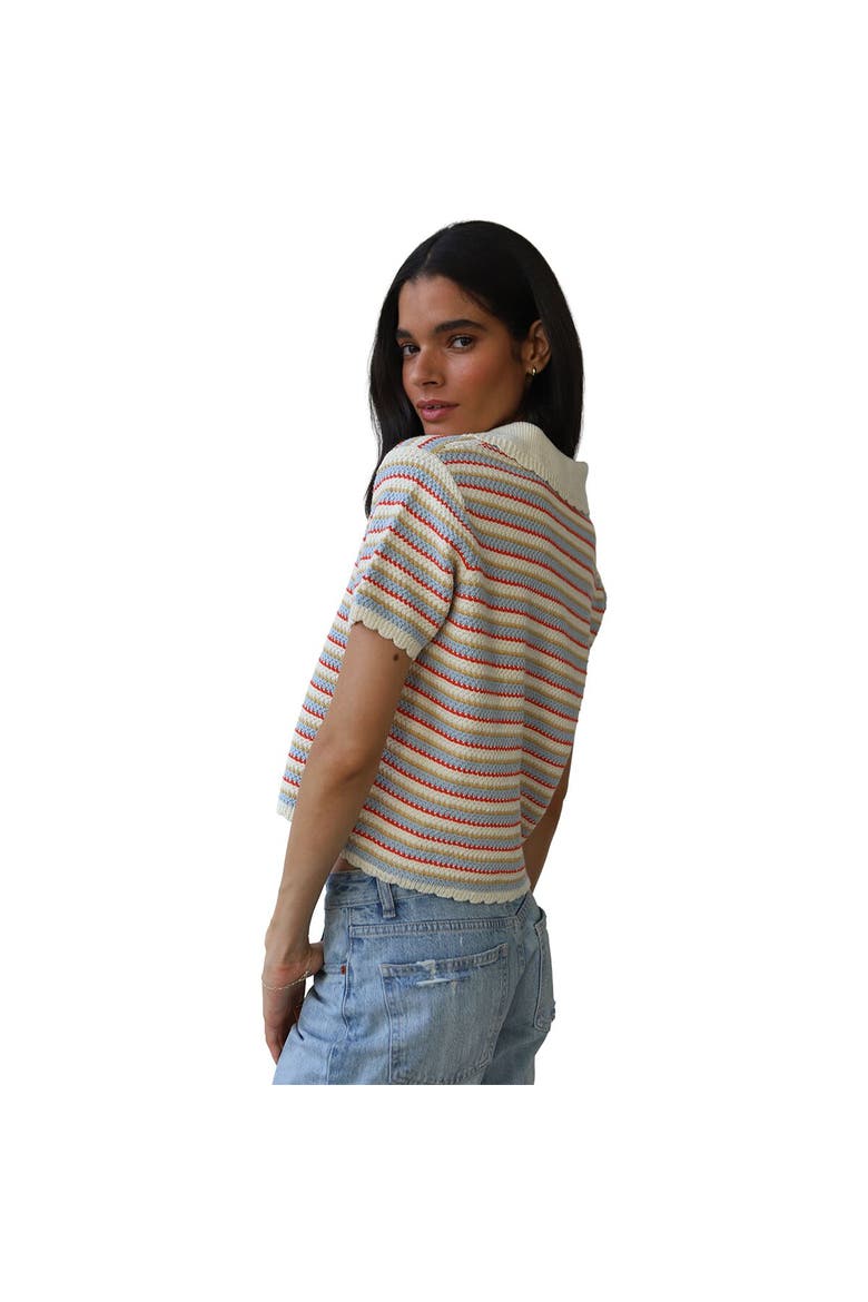 Mai Crochet Polo - Women's, Alternate, color, Creme