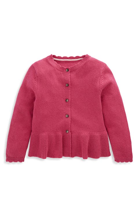 Kids' Pretty Peplum Cardigan