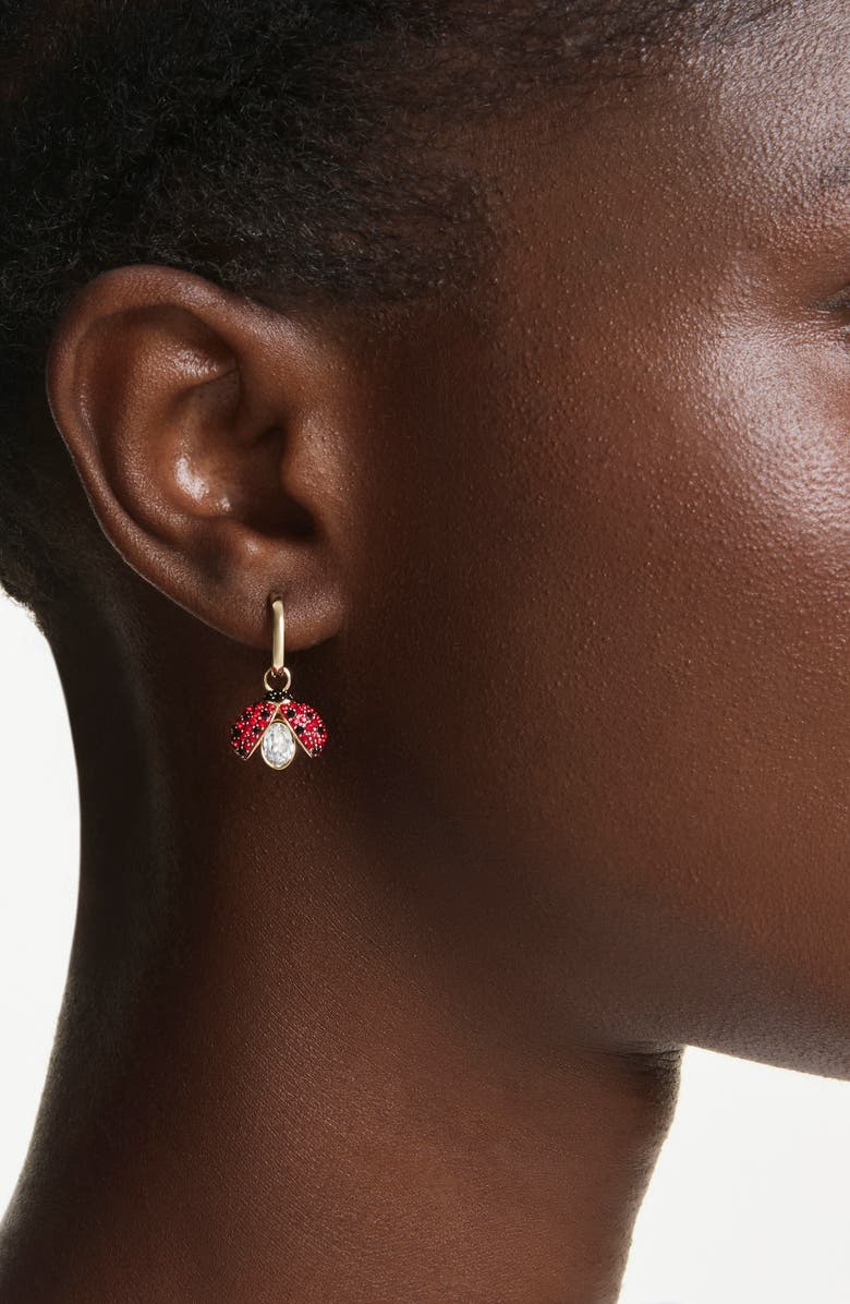 Swarovski Idyllia Set of 3 Charms with Hoop Earrings, Alternate, color, 